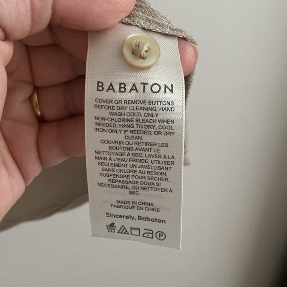 Babaton Carrington Shirt in Taupe - Picture 5 of 5